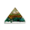 Pyramide d'orgonite SM 25 mm Gemchips et cuivre