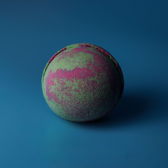 Lot de 3 bombes de bain fruitées à la rhubarbe