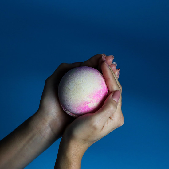 Lot de 3 bombes de bain à la limonade rose