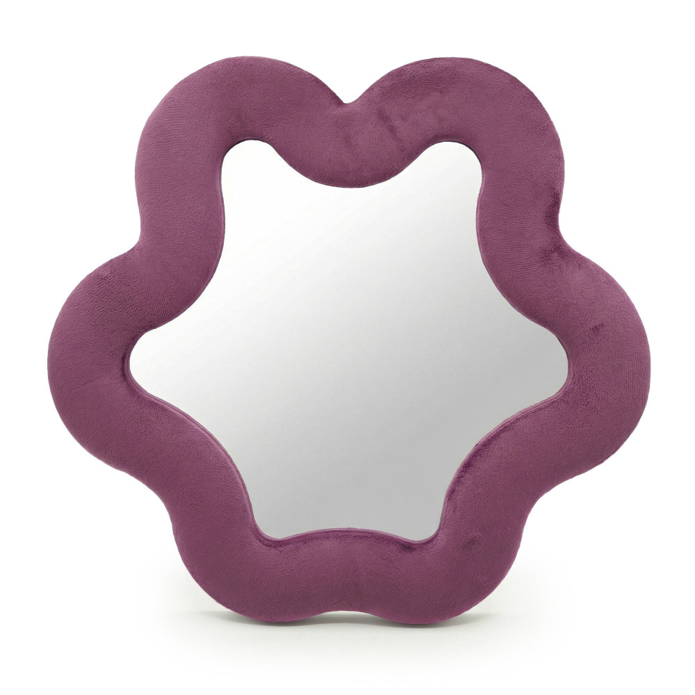 Miroir souple ondulé - Étoile - Mauve (33 x 31 x 2,3 cm)
