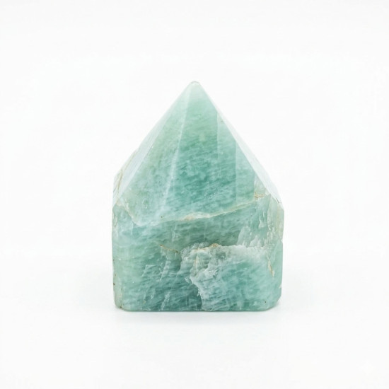 Pointes Polies en Pierre Naturelle - Amazonite Indienne