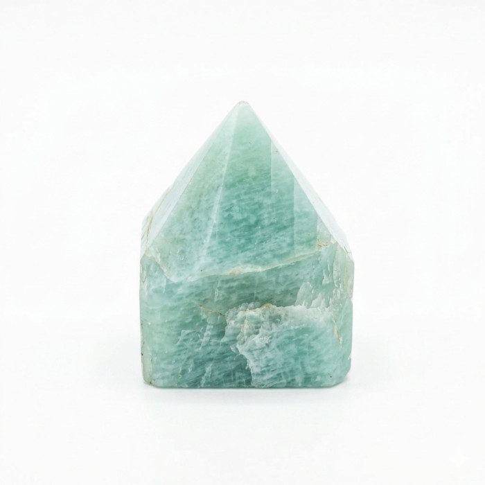 Pointes Polies en Pierre Naturelle - Amazonite Indienne
