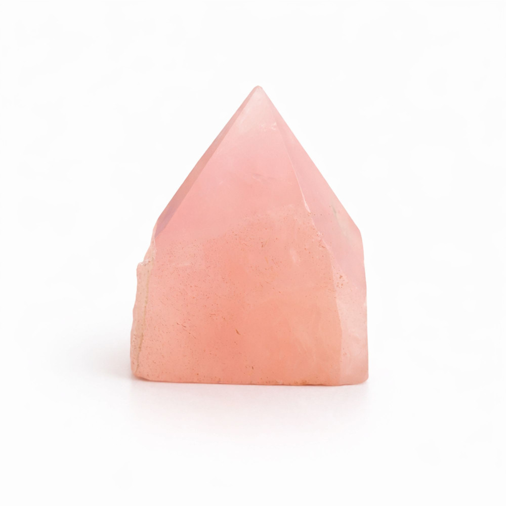 Pointes Polies en Pierre Naturelle - Quartz Rose