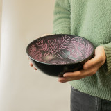Bol chantant en aluminium - Champignon magique - Rose (20 cm)