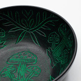 Bol chantant en aluminium - Champignon magique - Vert (20 cm)