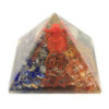 Grande pyramide d'orgonite 70 mm - Ganesh