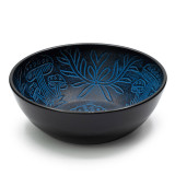Bol chantant en aluminium - Champignon magique - Bleu (20 cm)