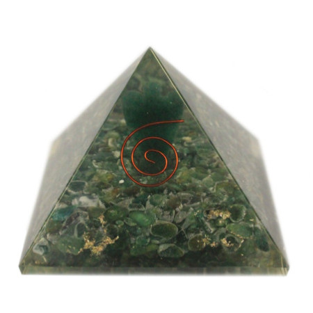 Grande pyramide d'orgonite 70 mm - Ange