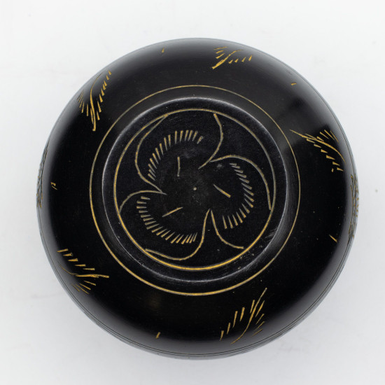 Bol chantant chaudron - Champignon magique - Jaune (15 cm)