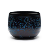 Bol chantant chaudron - Champignon magique - Bleu (15 cm)