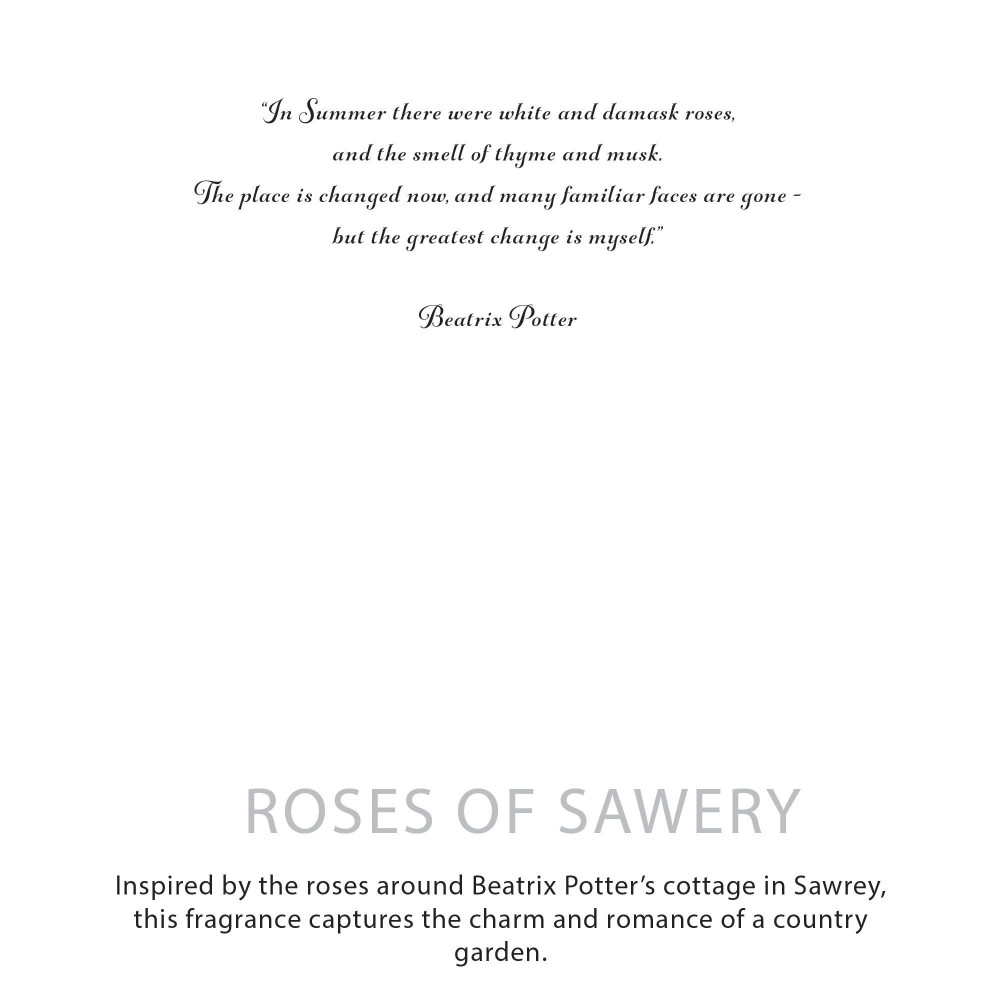 Bougie Botanique à la Cire de Soja Agnes + Cat - Roses de Sawrey