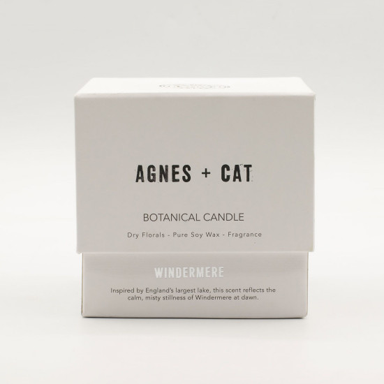 Bougie Botanique à la Cire de Soja Agnes + Cat - Windermere
