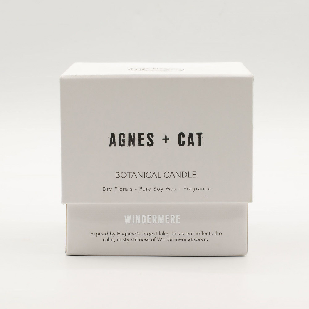 Bougie Botanique à la Cire de Soja Agnes + Cat - Windermere