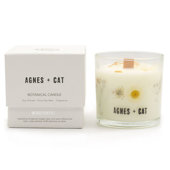 Bougie Botanique à la Cire de Soja Agnes + Cat - Windermere