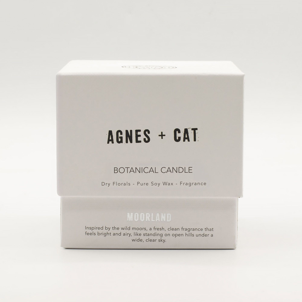 Bougie Botanique à la Cire de Soja Agnes + Cat - Moorland