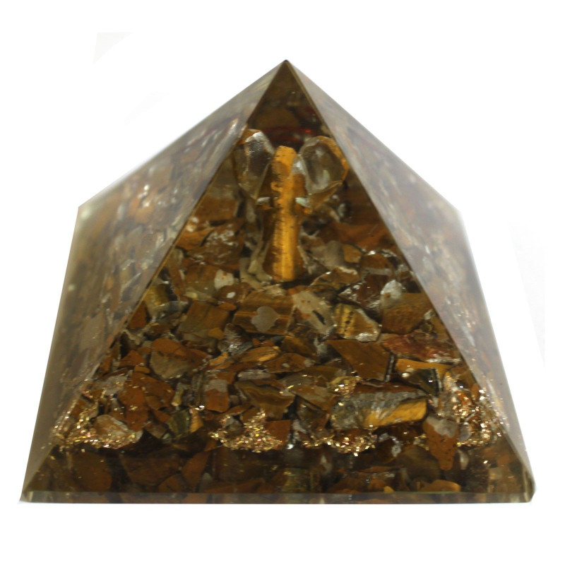 Grande pyramide d'orgonite 70 mm - Ange