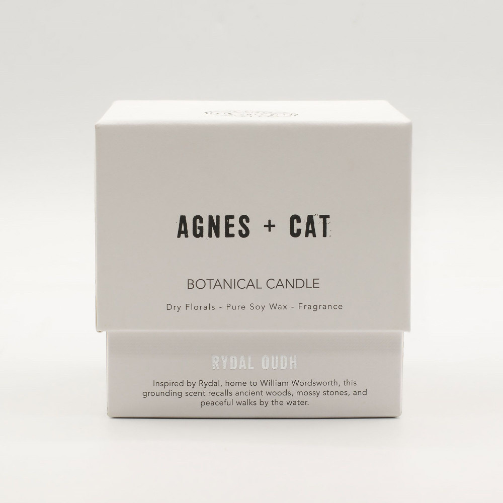 Bougie Botanique à la Cire de Soja Agnes + Cat - Oud de Rydal