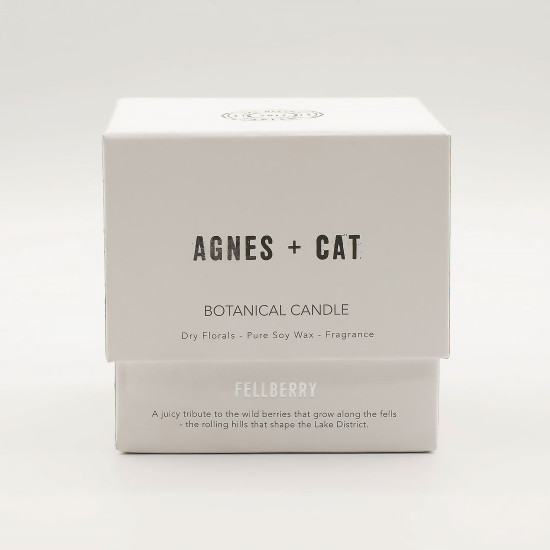 Bougie Botanique à la Cire de Soja Agnes + Cat - Fellberry