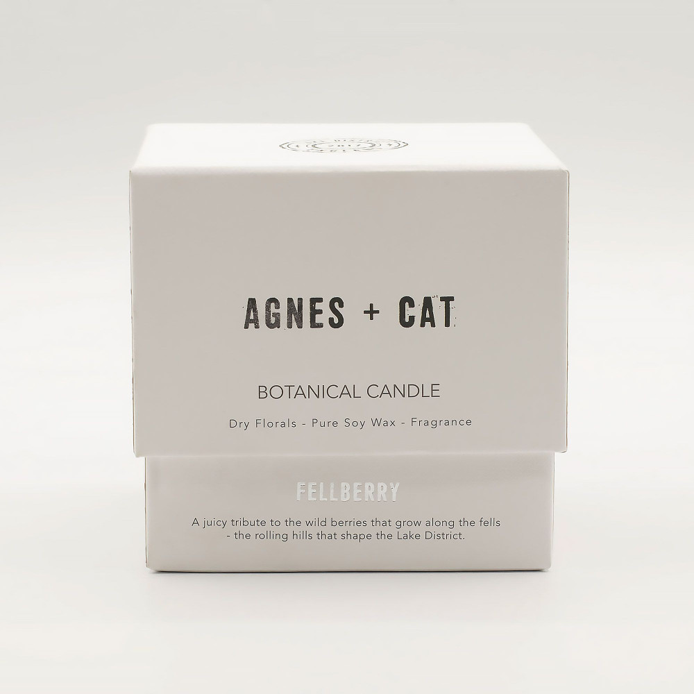 Bougie Botanique à la Cire de Soja Agnes + Cat - Fellberry