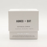 Bougie Botanique à la Cire de Soja Agnes + Cat - Sel Marin et Mousse