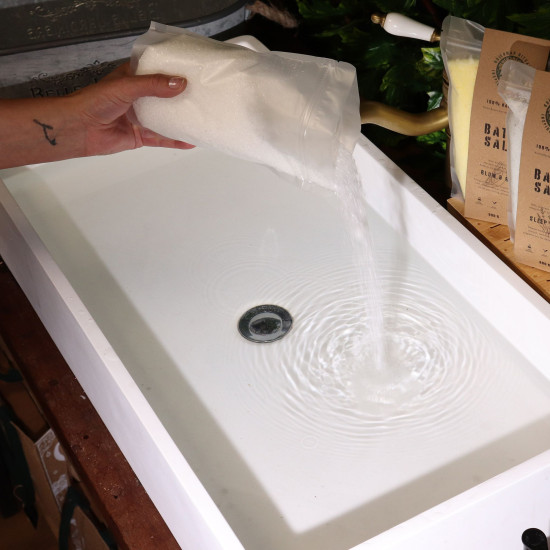 Sels de bain au magnésium et au magnésium d'Epsom Greenman Rituals - Formule pure