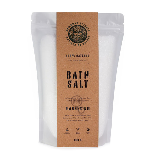 Sels de bain au magnésium et au magnésium d'Epsom Greenman Rituals - Formule pure