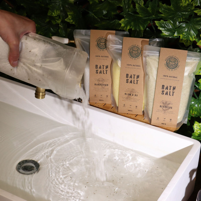Sels de bain d'Epsom à la lavande Greenman Rituals - Bien dormir