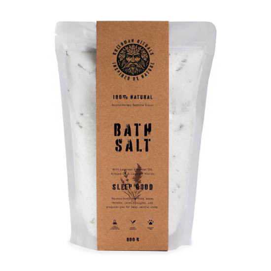 Sels de bain d'Epsom à la lavande Greenman Rituals - Bien dormir
