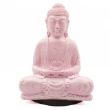 Lampe de méditation Bouddha Cherry Crackle - Pied ovale