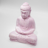 Lampe de méditation Bouddha Cherry Crackle - Pied ovale