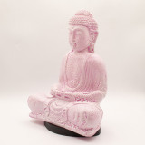 Lampe de méditation Bouddha Cherry Crackle - Pied ovale