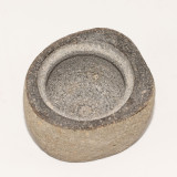 Pot de mise à la terre en pierre de rivière naturelle - Petit (env. 9x7cm)