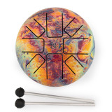 Low Med Hapi Drum Volcanic Splash - 14x7cm
