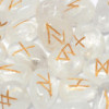 Runes indiennes en pochette - Cristal