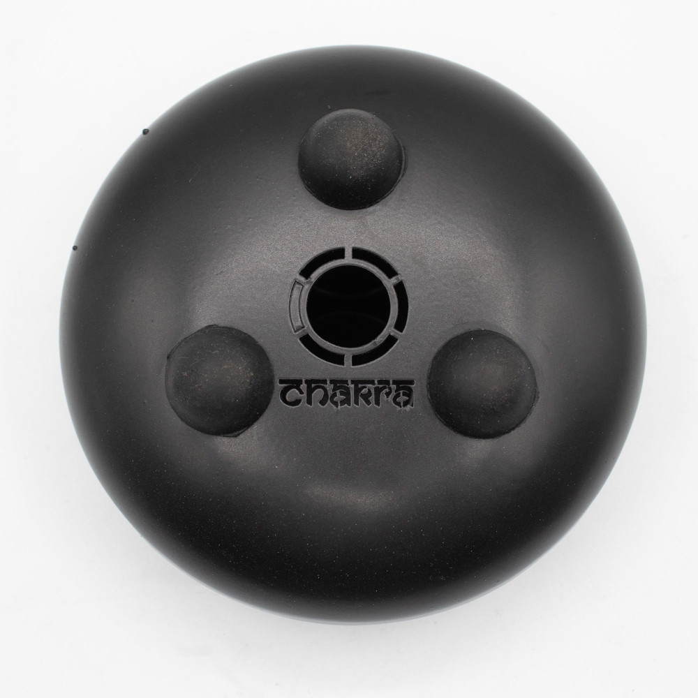 Tambour Hapi Chakra Noir Bas Moyen - 14 x 7 cm