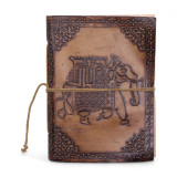 Carnets en cuir ésotériques assortis - 15 x 11,5 cm