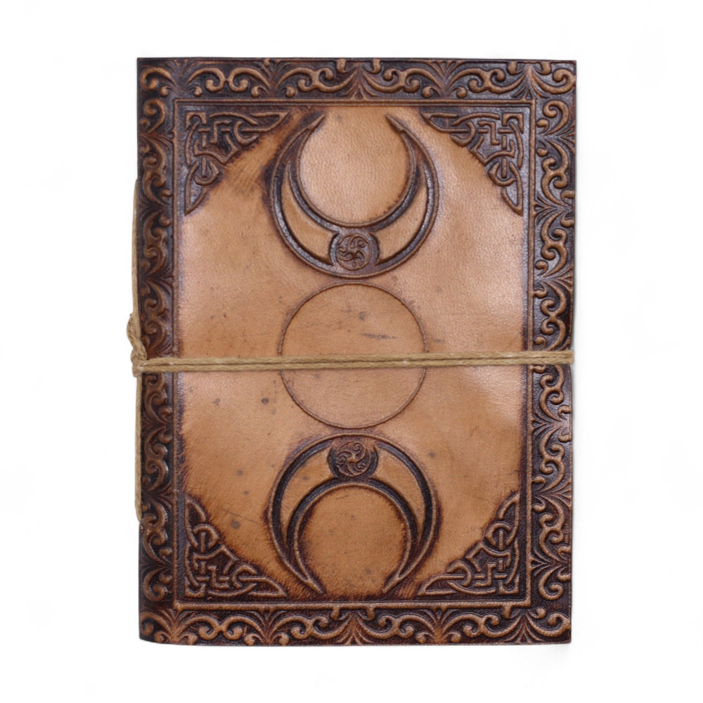 Carnets en cuir ésotériques assortis - 15 x 11,5 cm