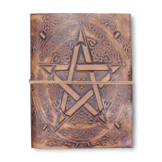 Carnets en cuir ésotériques assortis - 15 x 11,5 cm