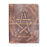 Carnets en cuir ésotériques assortis - 15 x 11,5 cm