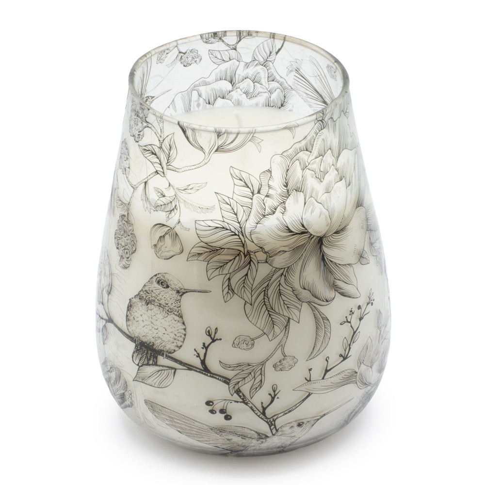 Bougies en pot de verre de grande taille - Tirées par la flamme