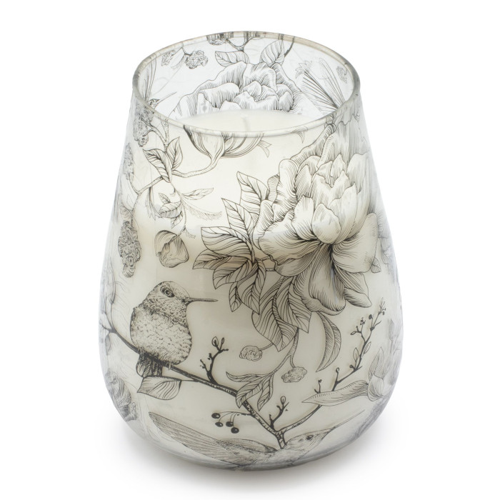 Bougies en pot de verre de grande taille - Tirées par la flamme