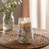 Bougies en pot de verre de grande taille - Tirées par la flamme