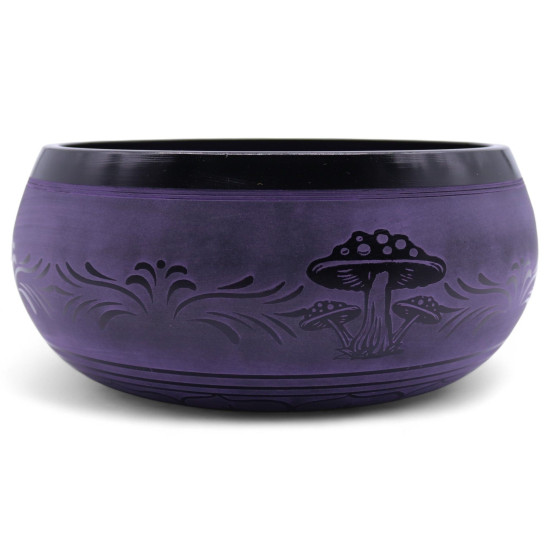 Bol chantant champignon extra fort - Purple Haze (23x10,5cm, 1,3kg)