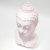 Lampe buste de Bouddha Cherry Crackle - Pied ovale
