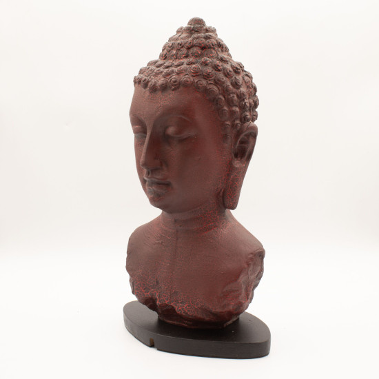 Lampe Buste Bouddha Molton Lava - Pied Ovale