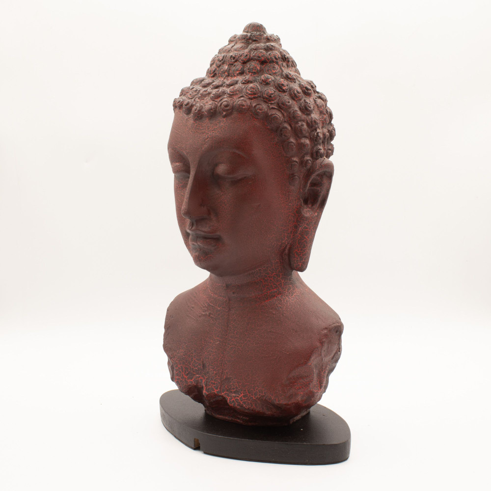 Lampe Buste Bouddha Molton Lava - Pied Ovale