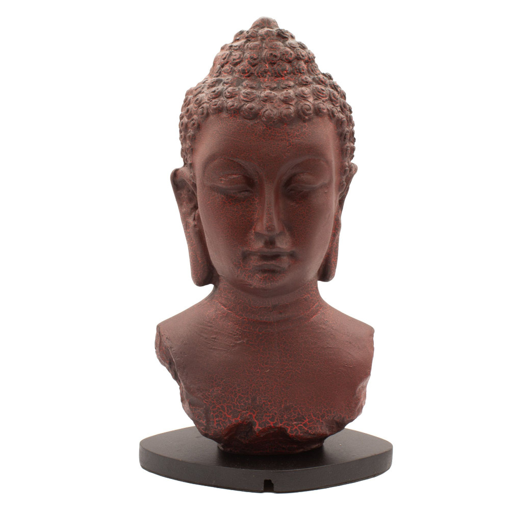 Lampe Buste Bouddha Molton Lava - Pied Ovale