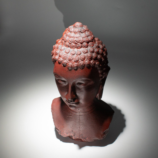 Lampe Buste Bouddha Molton Lava - Pied Ovale