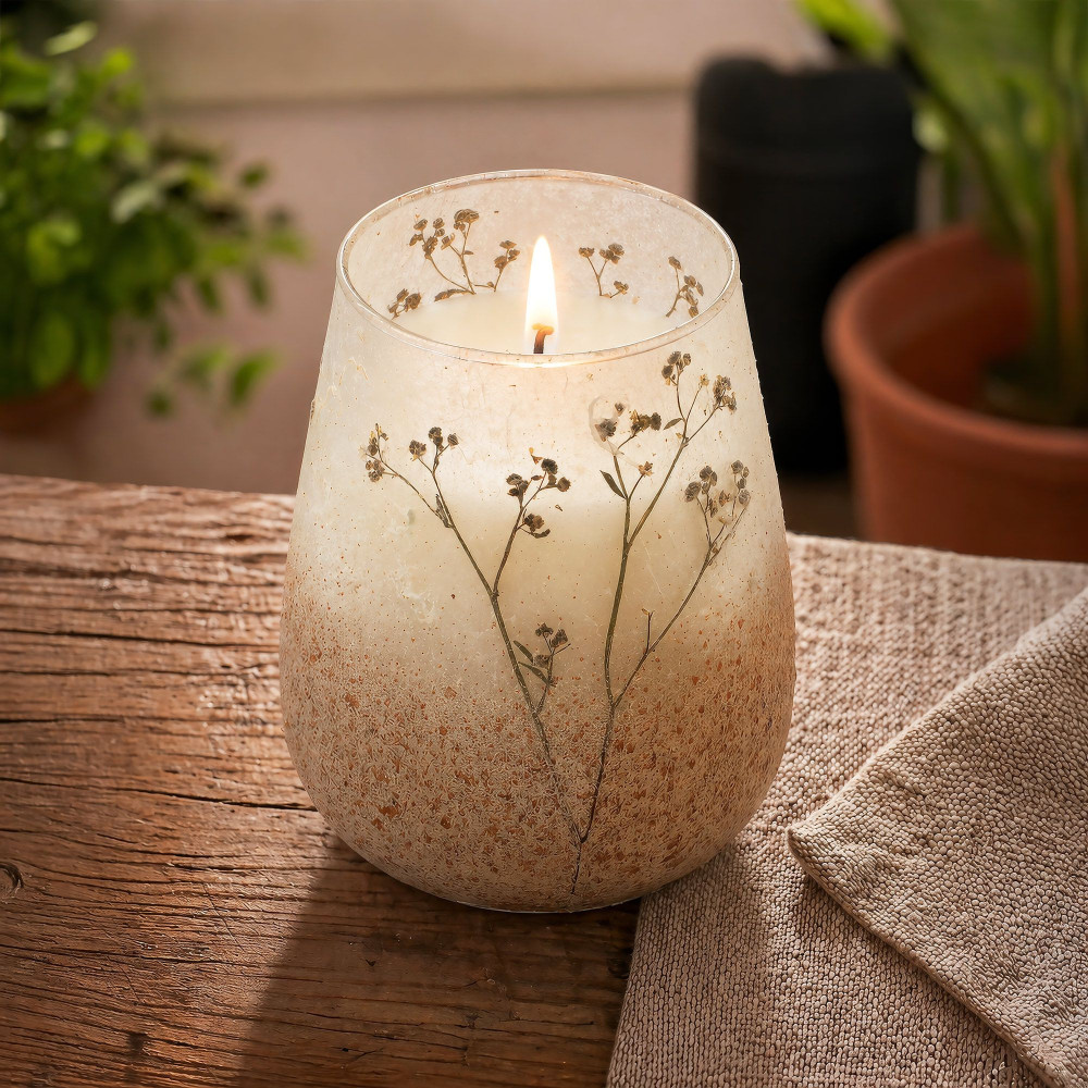 Bougies en pot de verre de grande taille - Wildlight Woods