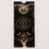 Coffret de tarot à quatre compartiments avec porte-cartes